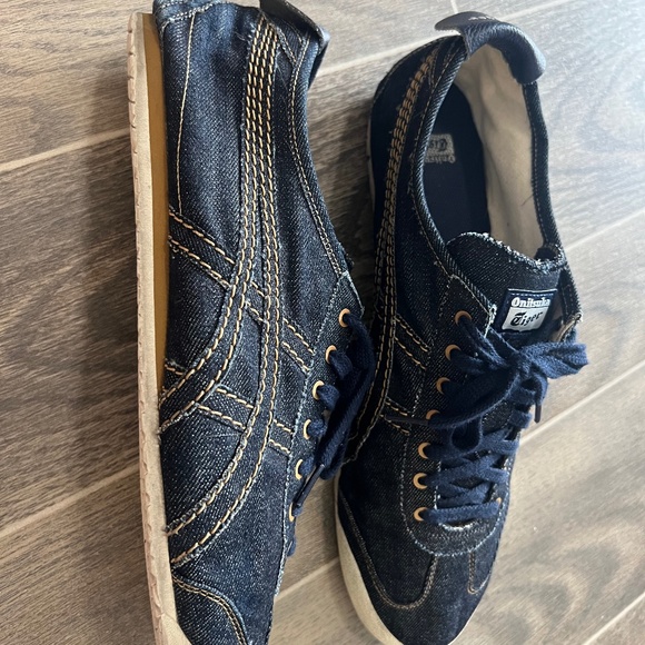 Onitsuka Tiger ASICS, Mexico 66 Japanese Denim, Size 14 - Picture 1 of 3